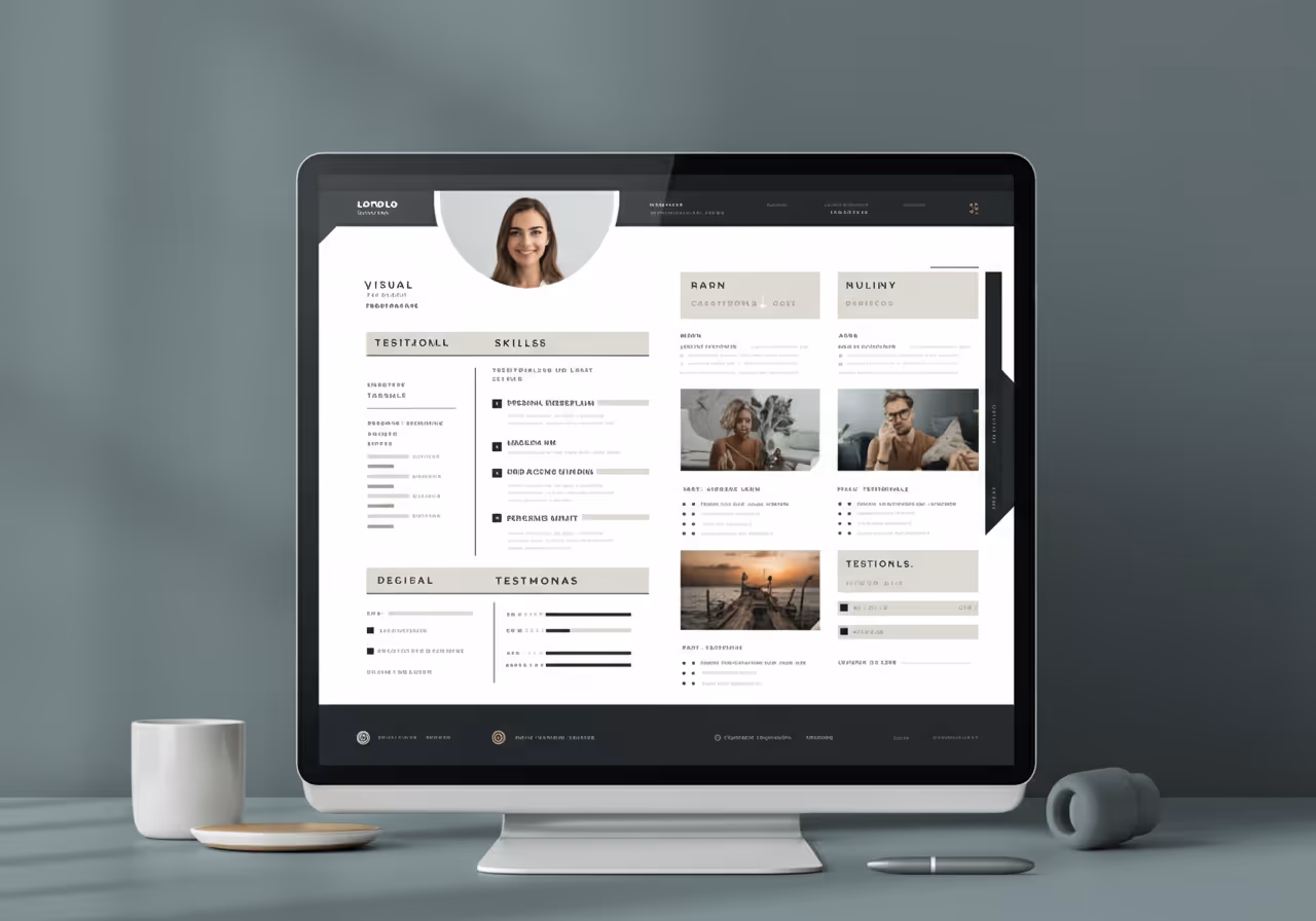 Your Visual Resume Creating a Standout Portfolio